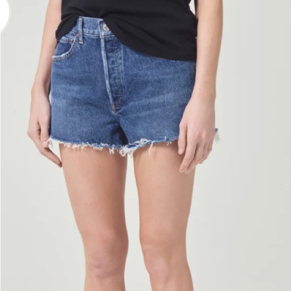 AGOLDE Parker Denim Vintage Cut-Off Shorts, Lowkey, size 26, NWT